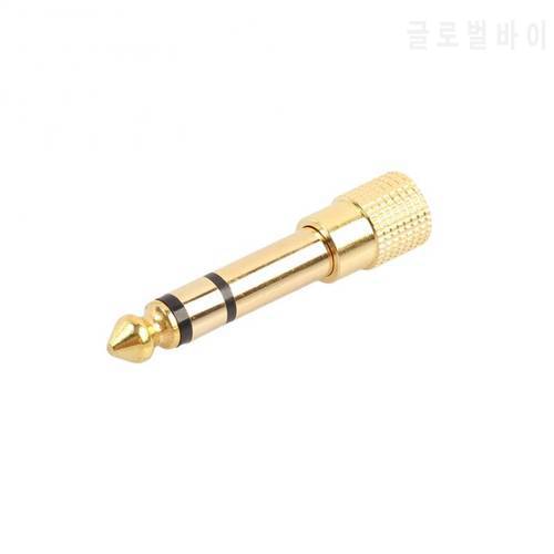 1PC Jack 6.5 6.35mm Male Plug To 3.5mm Female Connector Headphone Amplifier Audio Adapter Microphone AUX Converter Dropshipping