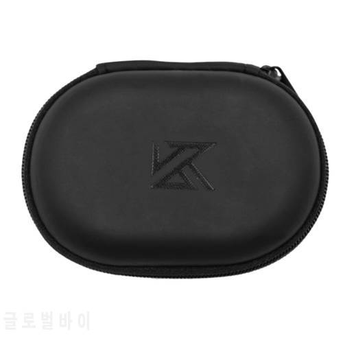 KZ Earphones Storage Bag Organizer Portable PU Square Wired Earbuds Protective Absorption Case Container for BA10 AS10 ES4 KZ CA