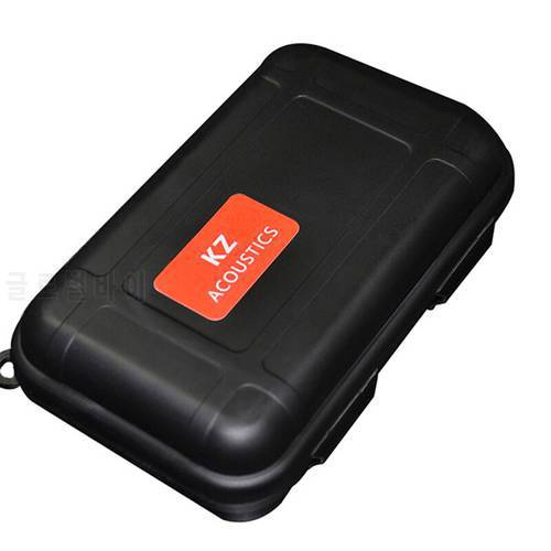 Earbud Case Storage KZ Headphone Bag PU Leather Waterproof Storage Box Hard Case For Small Electronic Accessories For earPhone