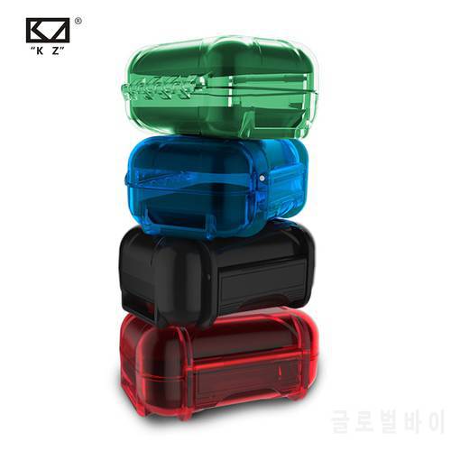 KZ Earphones Bag ABS Resin Waterpr Colorful Protective Portable Storage Cable Case Box for KZ ZSN ES4 ZS10 AS16 EDX DQ6 ZST ZSX
