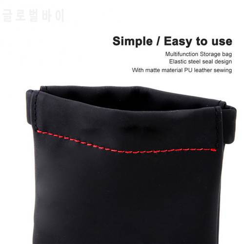 Mini Portable PU Leather Earphone Bag Headphone Accessories Storage Mini Earbuds Package Case For Cable Dropship