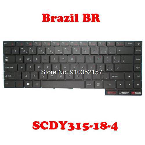Laptop BR Layout Keyboard For POSITIVO SCDY315-18-4 Compatible SCDY315-18-2 Brazil BR NO Frame