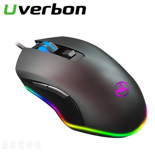 Ergonomic Wired Gaming Mouse LED 6400DPI Optical 7 Buttons USB Mouse USB Computer Mouse Game Office Mouse For PC Laptops Mice