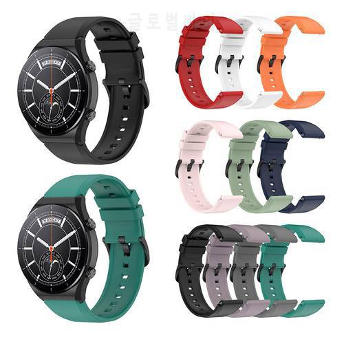 Smartwatch Silicone Strap for Xiaomi Watch S1 22mm Sport Watch Band Smartwatch Bracelets Waterproof Watchband