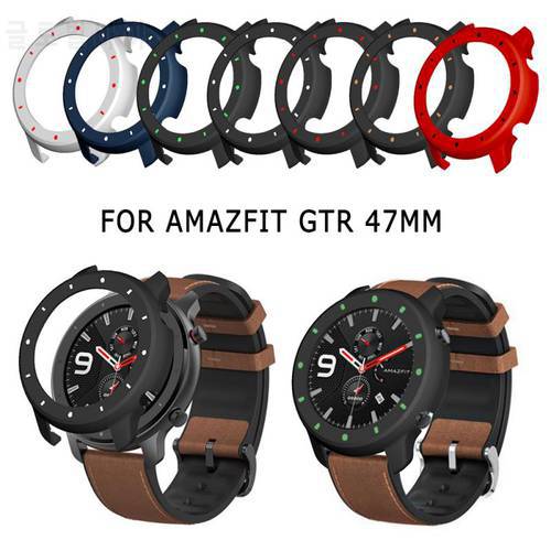case For Amazfit GTR 47mm Silicone Watch Case Clock Point Case Sports Protective Cover Luminous Protective Skin Accessories