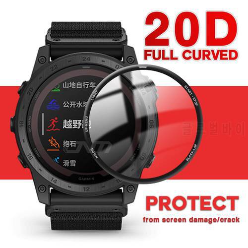 20D Screen Protector for Garmin Tactix 7 Pro Delta Smart Watch Full Coverage Soft Protective Film for Garmin Tactix7 (Not Glass)