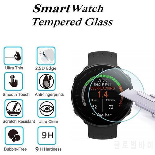 Screen Protective Tempered Glass Film For Polar Ignite 2 Grit X Smart Watch Anti-Scratch 9H Ultra Clarity Film For Vantage M / V