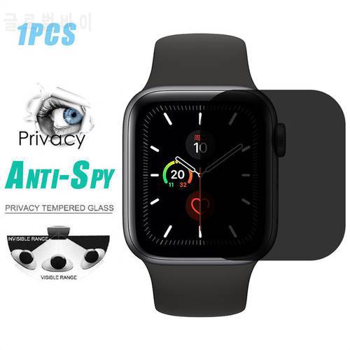 Privacy Peep-proof TPU Screen Protector for iWatch 5 Series 44 mm 40 mm Watch Film Screen Protective Cover Accessories 19Sep