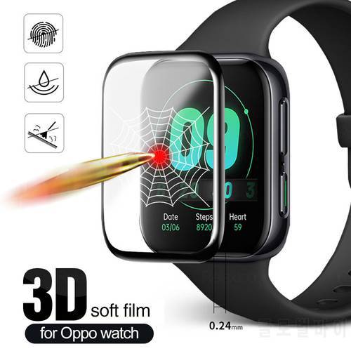 1/2/3pcs Full Screen Protector On For Oppo Watch 41mm 46mm 41 46 MM Realme Watch Smart Band Protective Film Not Tempered Glass