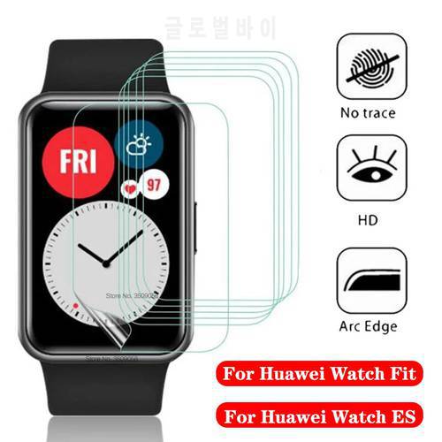 3-1PCS For Huawei Watch Fit/Watch ES Universal Hydrogel Screen Protectors Full Coverage Anti-fingerprint Protective Film