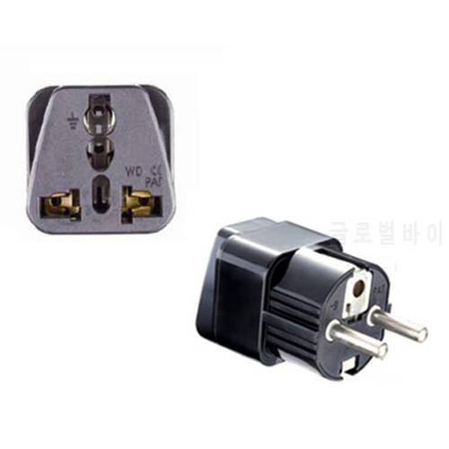 Universal 3 pin AC Germany Power Plug Adapter Travel Converter Australia UK USA EU Korea France
