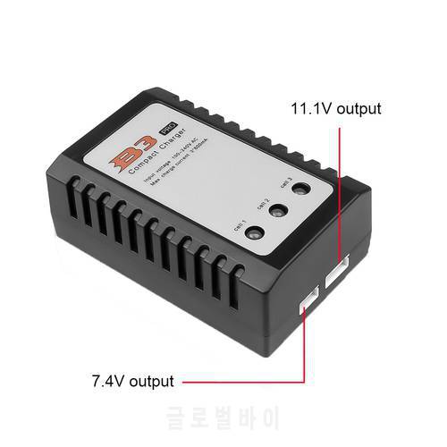 100 - 240V B3 Pro Compact Balance Charger 10W for 2S 3S 7.4V 11.1V Lithium LiPo Battery B3AC for IMAX RC