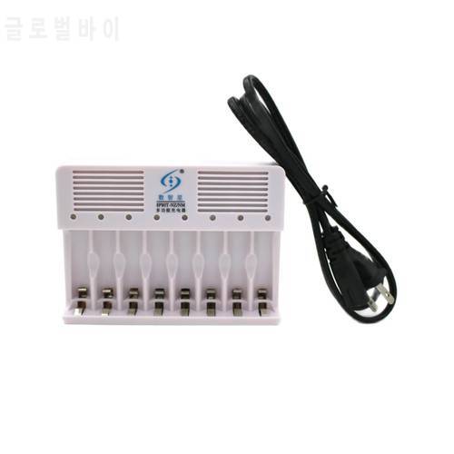 8 ports channels tanks1.2v Ni-MH and 1.6v NiZn aa aaa Rechargeable BATTERY CHARGER