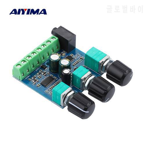 AIYIMA Subwoofer Amplifier Board 2.1 Sound Amplificador Digital Power Amplifiers 15Wx2+30W DIY Home Audio Amp