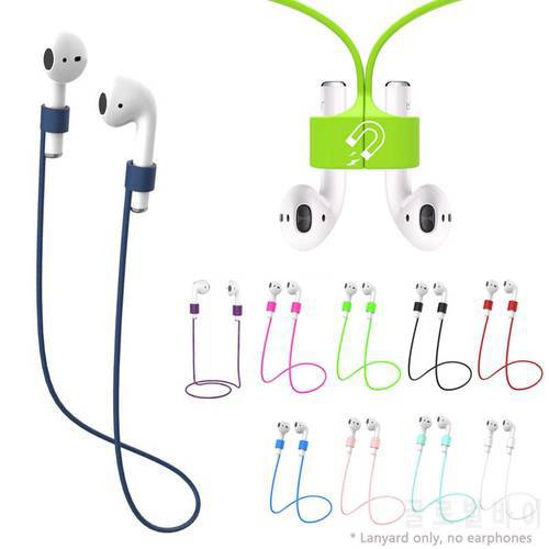 Magnetic Wireless Earphone Hanging Rope Cable For Airpods Mi Airdots Samsung Buds Plus Wireless Bluetooth Headphone Neck String