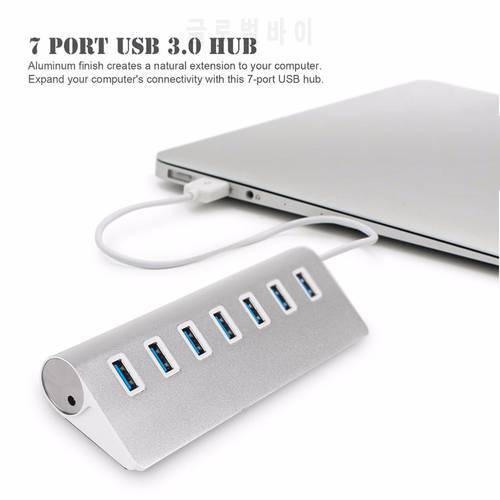 4/7 Ports USB 3.0 HUB Hard Drive U-Disk 2.0 Phone Card Reader Data Transmission Laptop Docking Station Charger for Mobile