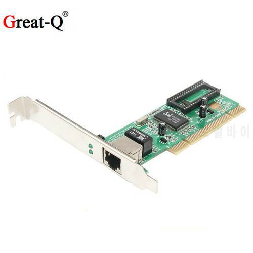 10/100/1000Mbps Gigabit Ethernet Mainboard PCI Network- Adapter / Wired -Network Card for Desktop PC