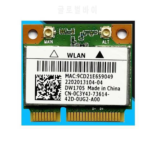 WIFI Module Atheros QCWB335 802.11 B/g/n Bluetooth 4.0 Half Mini PCI-E Wireless Network Card for Dell DW1705 CN-0C3Y4J