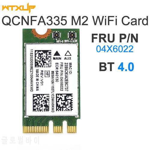 For Lenovo G40-70 G40-80 G50-80 B40-80 Z40-70 E455 E555 Used Atheros NFA335 M.2 NGFF Wireless WiFi Card QCNFA335 FRU 04X6022