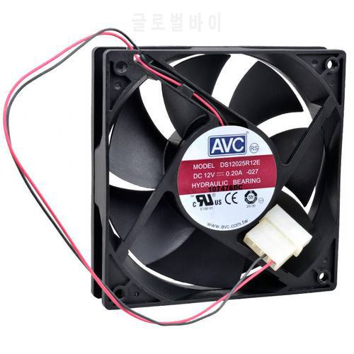 DS12025R12E 12cm 120mm fan 120x120x25mm DC12V 0.20A Cooling fan for power supply