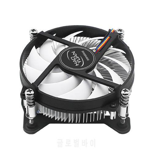 MACHINIST Copper core Heat Pipes CPU Cooler 4 Pin PC quiet Intel 1150 1155 95mm CPU Cooling Fan 40mm mini PC