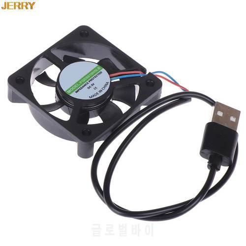Hot Sale 5V USB Connector PC Fan Cooler Radiator Exhaust CPU Cooling Fan Replaced With 45cm Cable 50x50x10MM