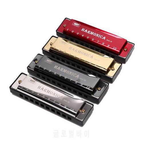 10 Hole Harmonica Mouth Organ Puzzle Musical Instrument Beginner Teaching Playing Gift Copper Core Resin Harmonica