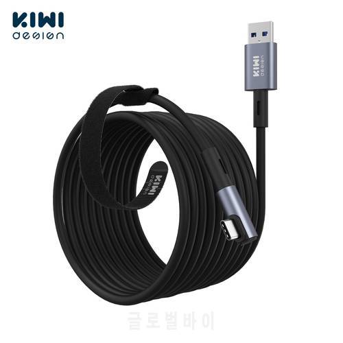KIWI design 16 FT/5M 10 FT/3M USB C Link Cable Accessories with Signal Amplifier Compatible For Qculus Quest 2