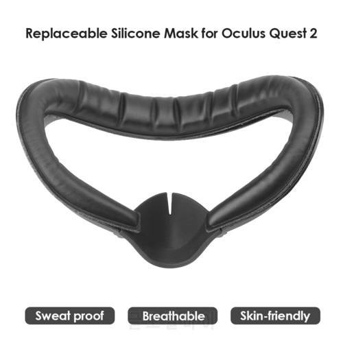 VR Facial Interface Replaced Cover for Oculus 2 Face Eye Protective Foam Pad Mask Skin-Friendly Replacement Accessory