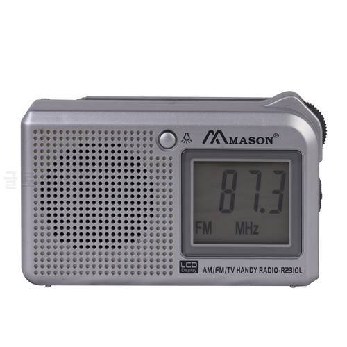 Digital Portable Radio Stereo FM AM DSP Radio Receiver LCD Display For Outdoor