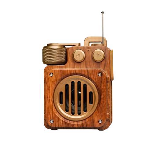 Wood Retro Radio Digital FM Radio Digital linternet Radio Portable FM Radio Mini Bluetooth Speaker Old Fashioned Classic Style