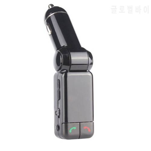 Fashion Portable Car Player Dual USB Auto Bluetooth Mp3 charger Wireless Hands Free Calling MP3 Player FM Transmitter Modulator