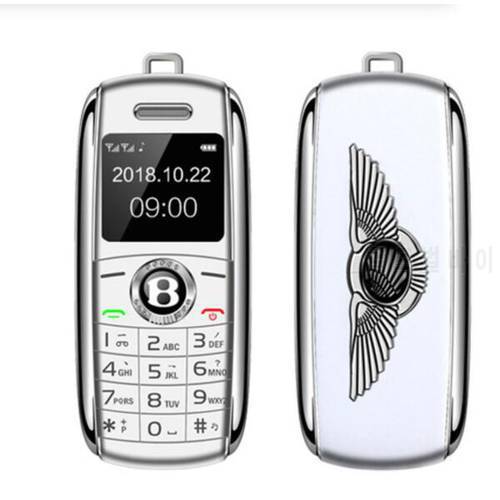 Mini Card Mobile Phone x8 Bluetooth Dialer 0.66 Inch With Hands Mini Telephone MP3 Magic Voice Dual Sim Small Pocket CellPhone