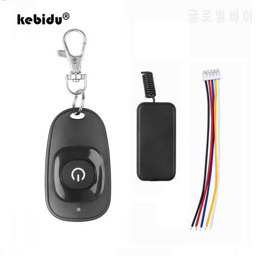 kebidu 1CH Mini Relay Wireless RF Remote Control 433mhz DC 5V-12V Switch LED Lamp Controller with Receiver Transmitter