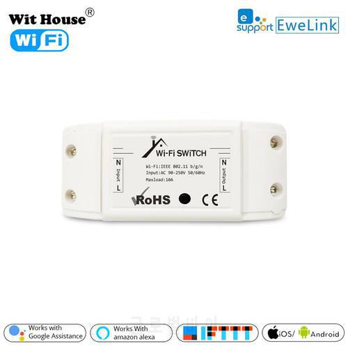 Basic R2 Wifi DIY Smart Wireless Remote Control Switch Smart Home Light Module Work with Alexa Google Home eWeLink