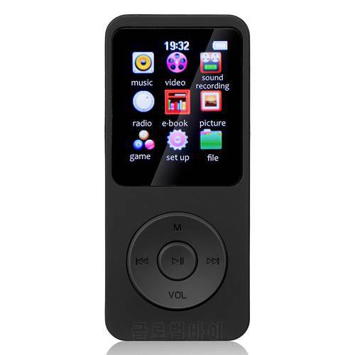 Mini Bluetooth-compatible E-book Sports MP3 MP4 FM Radio Music Players Walkman Student Music Players for Windows