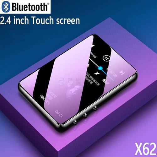 Original metal MP4 player Bluetooth 5.0 touch screen 2.4 inch built-in speaker MP3 with e-book radio recording video playback
