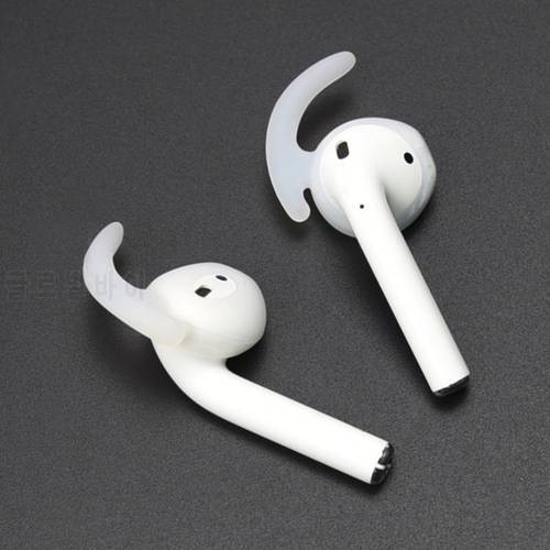 1 Pair Earbuds Cover In-Ear Tips Soft Silicone Skin Ear Hook Buds Replacement for Apple Airpods Wireless Bluetooth Headset