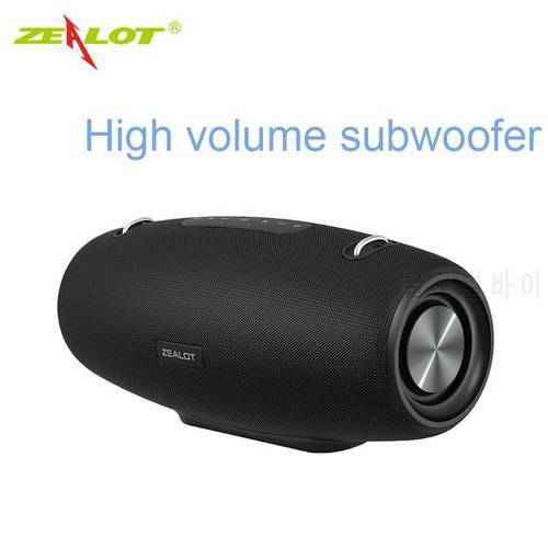 Zealot S67 Bluetooth Speaker Wireless Portable Outdoor High Power Sound box 360° Stereo Waterproof Subwoofer Shocking Heavy Bass