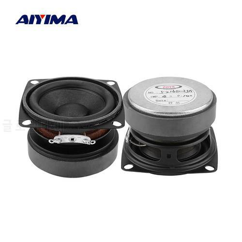 AIYIMA 2Pcs Portable Audio Speaker 4 Ohm 15 W Full Range Loudspeaker DIY Sound Mini BT Speaker For Home Theater