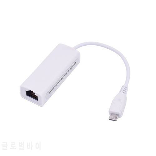 Micro USB Ethernet Network Card Adapter Micro USB To Ethernet RJ45 For Windows 7/8/10 Android Tablet IC Ethernet LAN