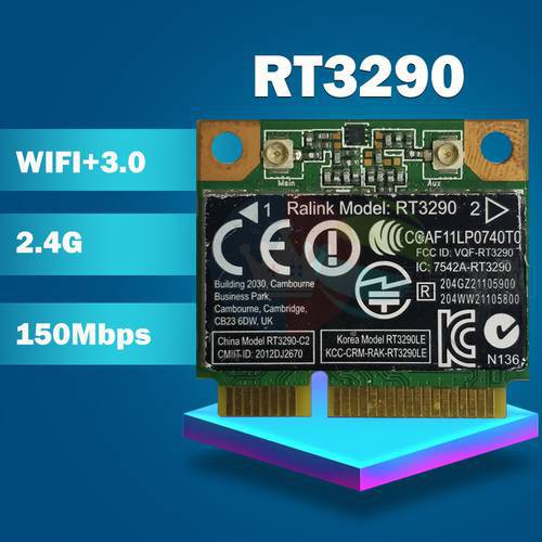 RaLink RT3290 Half Mini PCIe BT3.0 Wlan Wireless WIFi Card SPS:690020-001 for HP CQ58 M4 M6 4445S DV4 G4 G6 G7