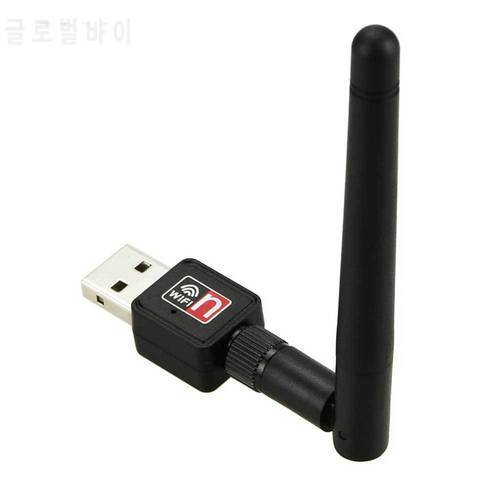 WiFi Adapter Wireless USB Adapter 5.8GHz/2.4GHz Dual Band 600Mbps USB Adapter 2dBi External Antennas Supports Windows XP