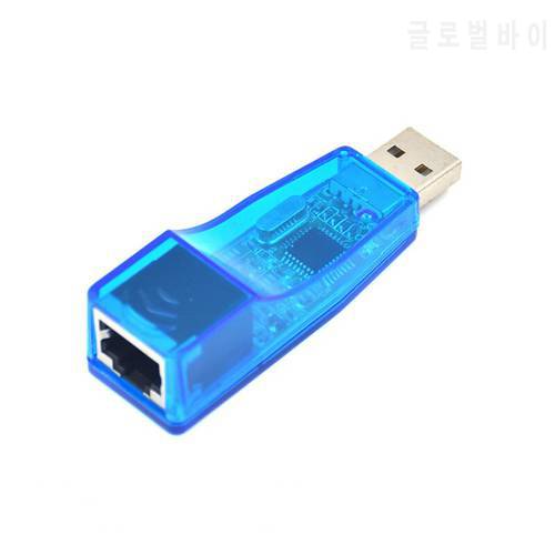 100Mbps USB 2.0 to RJ45 wireless network card External Ethernet adapter Signal transmission Support Windows XP/7/8