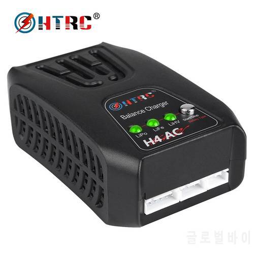 HTRC 20W 2A Mini Charging Balance Charger H4AC For 2-4s Lipo/LiFe/LiHV Battery Pocket Type RC Charger