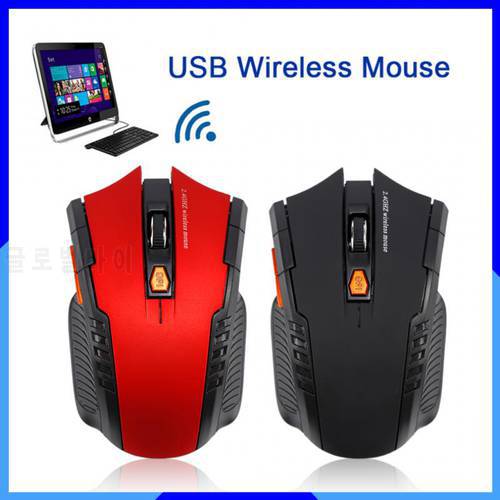 Wireless Mouse Ergonomic Computer Mouse PC Optical Mause With USB Receiver 6 Buttons 2.4Ghz Wireless Mice 1600 DPI For Laptop