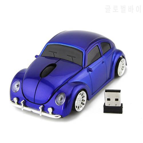 Cute cartoon Beetle Car Mouse 2.4G wireless mouse Wireless Bluetooth mouse gaming mouse