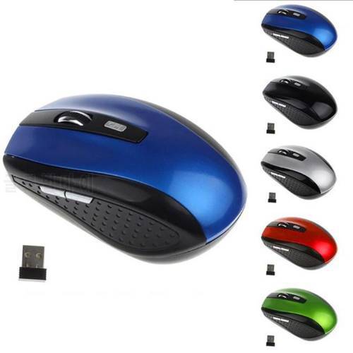 2.4GHz Wireless Mouse Adjustable DPI Mouse 6 Buttons Optical Gaming Mouse Gamer Wireless Mice With USB Receiver For Computer PC