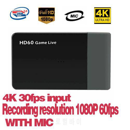 Ready Stock EZCAP 261M 1080P HDMI Phone Game HD Video Capture Box Grabber For XBOX PS4 TV STB Recording Mic In Live Streaming