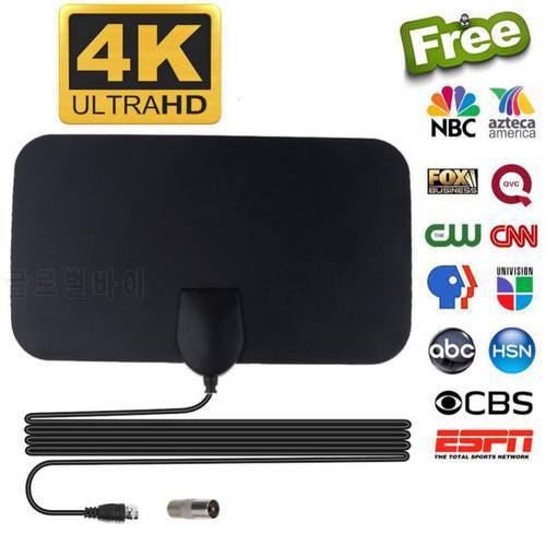 5000 Miles Range TV Antenna Digital HD Antena Indoor 4K Full HD Channel 1080P 4K 13ft Cable DVB-T2 Cover TV Antenna High Quality